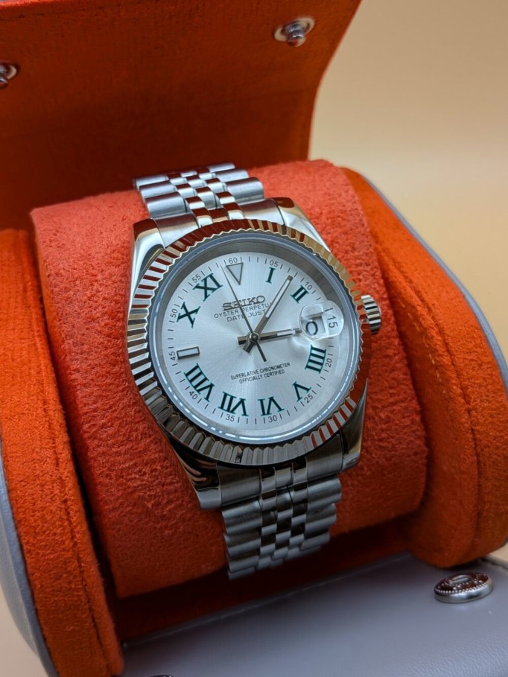 Seiko MOD | Roman Dial | NH35A automatic movement - Picture 8 of 11
